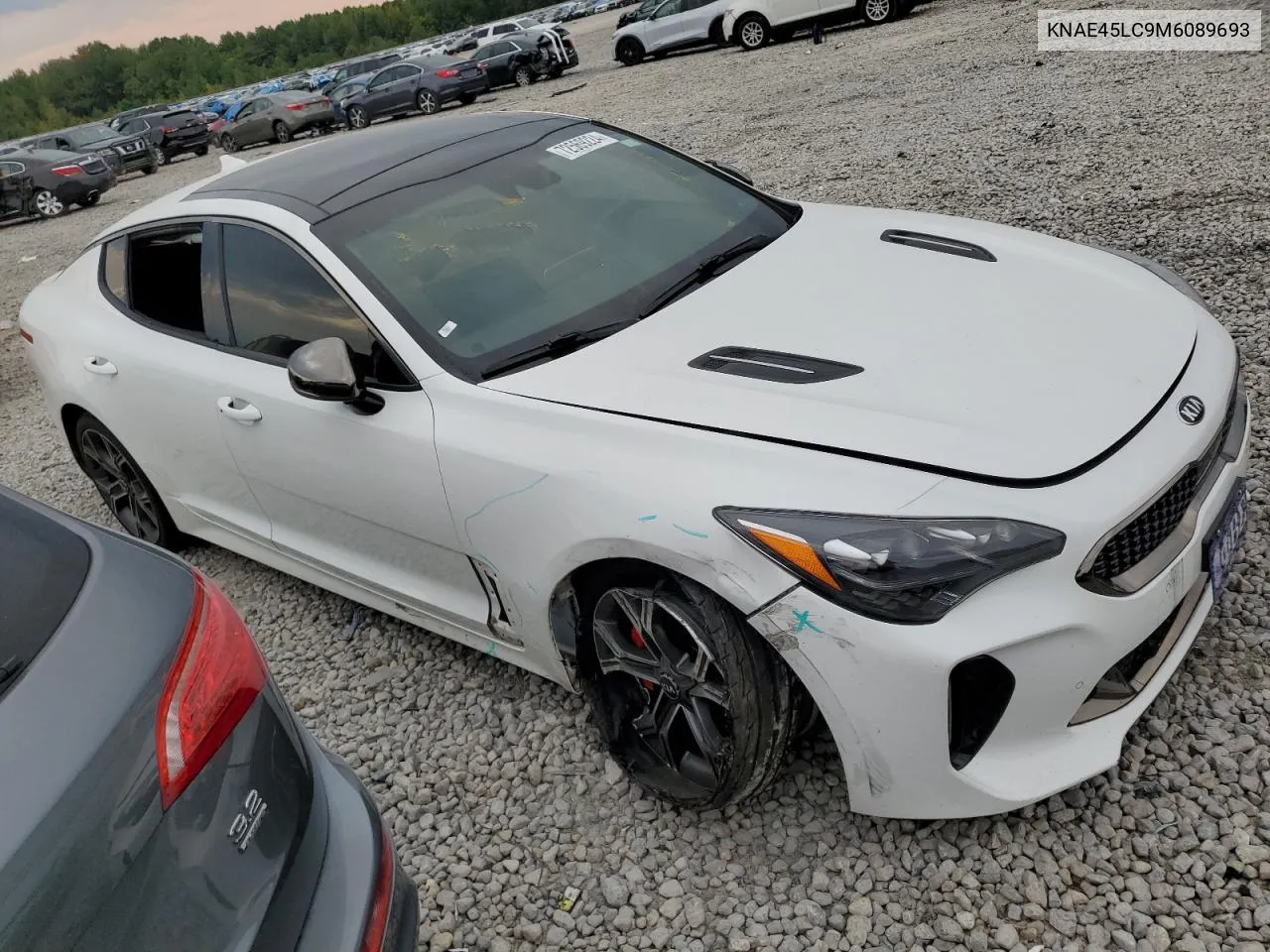 2021 Kia Stinger Gt1 VIN: KNAE45LC9M6089693 Lot: 72569224