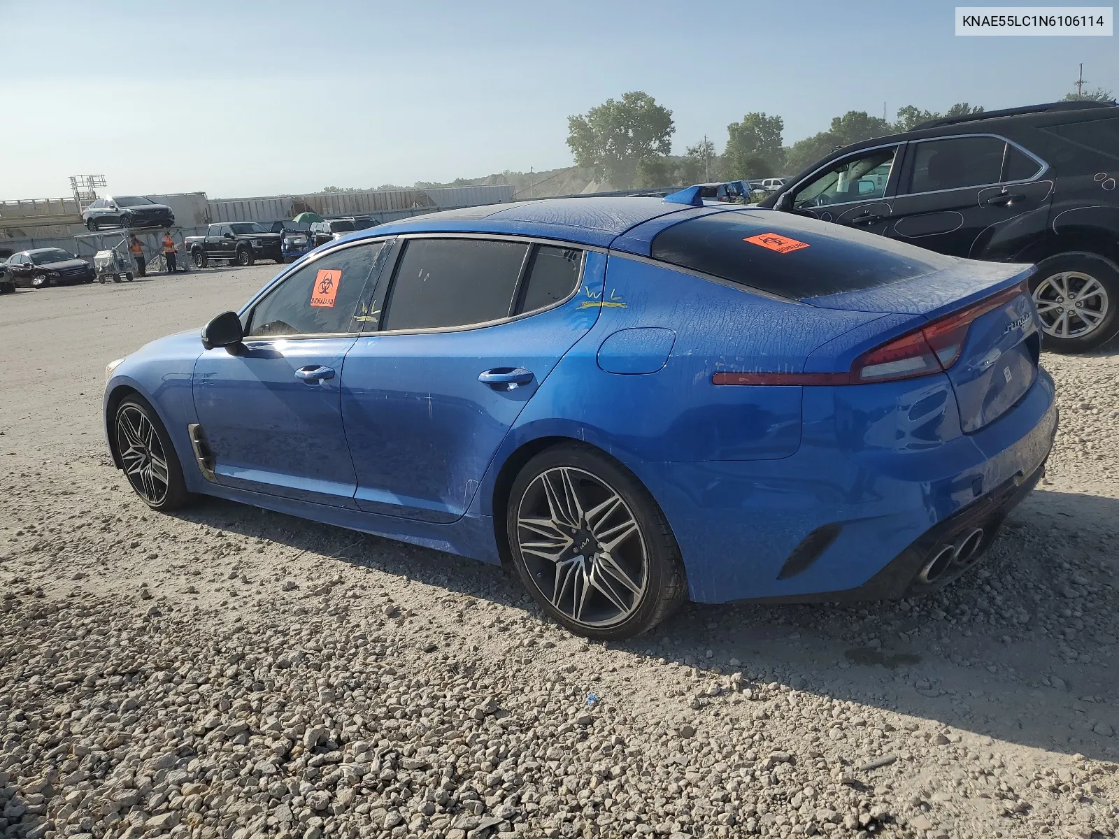 2022 Kia Stinger Gt2 VIN: KNAE55LC1N6106114 Lot: 63303314