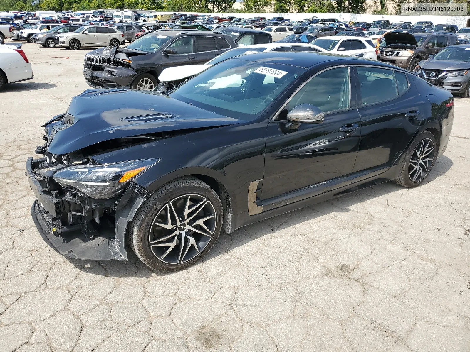 2022 Kia Stinger Gt Line VIN: KNAE35LD3N6120708 Lot: 65397044