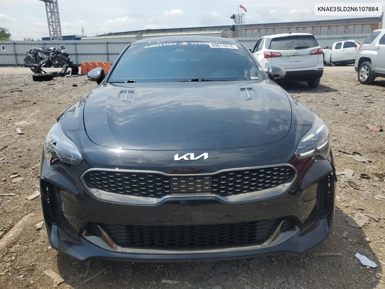 2022 Kia Stinger Gt Line VIN: KNAE35LD2N6107884 Lot: 65611614