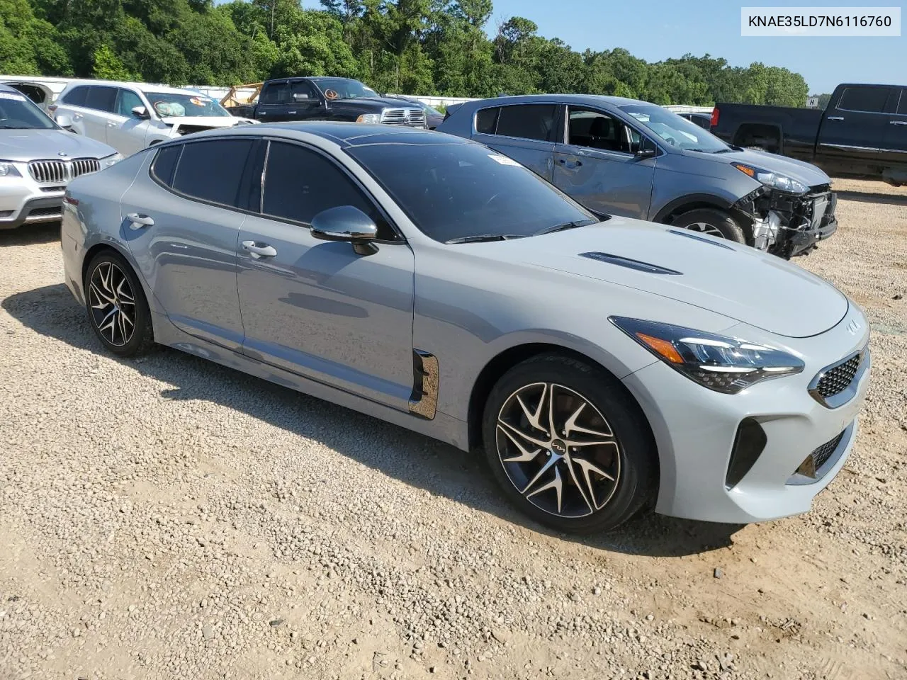 2022 Kia Stinger Gt Line VIN: KNAE35LD7N6116760 Lot: 65985694