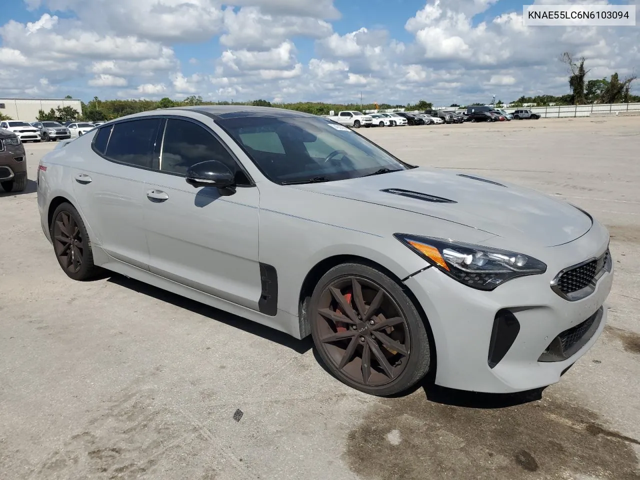 2022 Kia Stinger Gt2 VIN: KNAE55LC6N6103094 Lot: 74520584