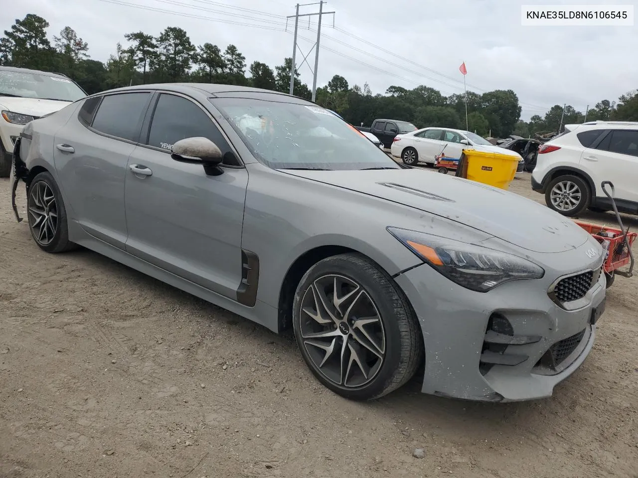 KNAE35LD8N6106545 2022 Kia Stinger Gt Line