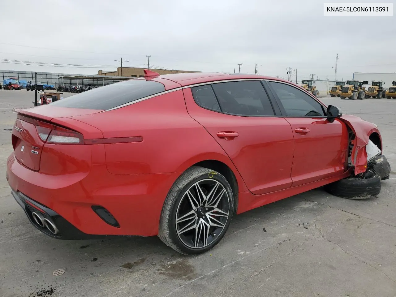 2022 Kia Stinger Gt1 VIN: KNAE45LC0N6113591 Lot: 79040614