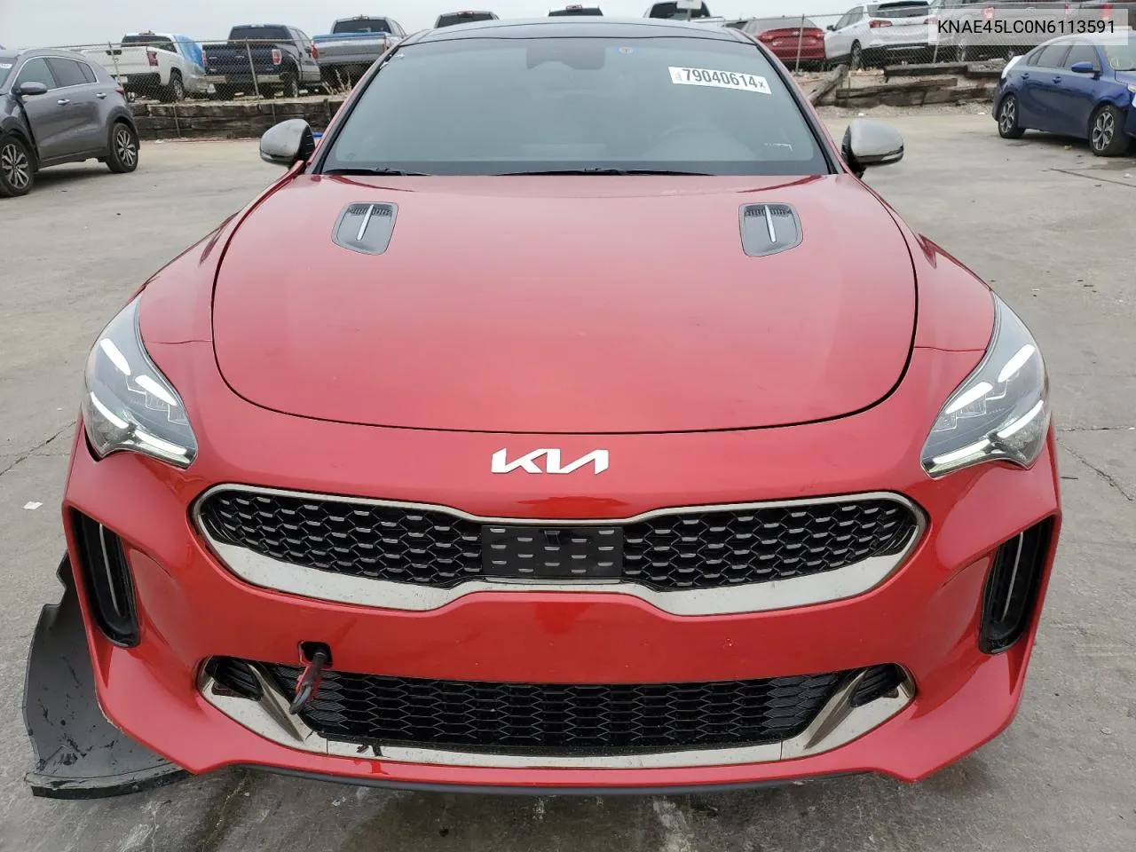 2022 Kia Stinger Gt1 VIN: KNAE45LC0N6113591 Lot: 79040614