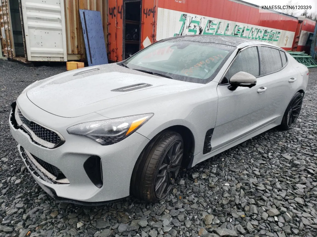 2022 Kia Stinger Gt2 VIN: KNAE55LC7N6120339 Lot: 80450374