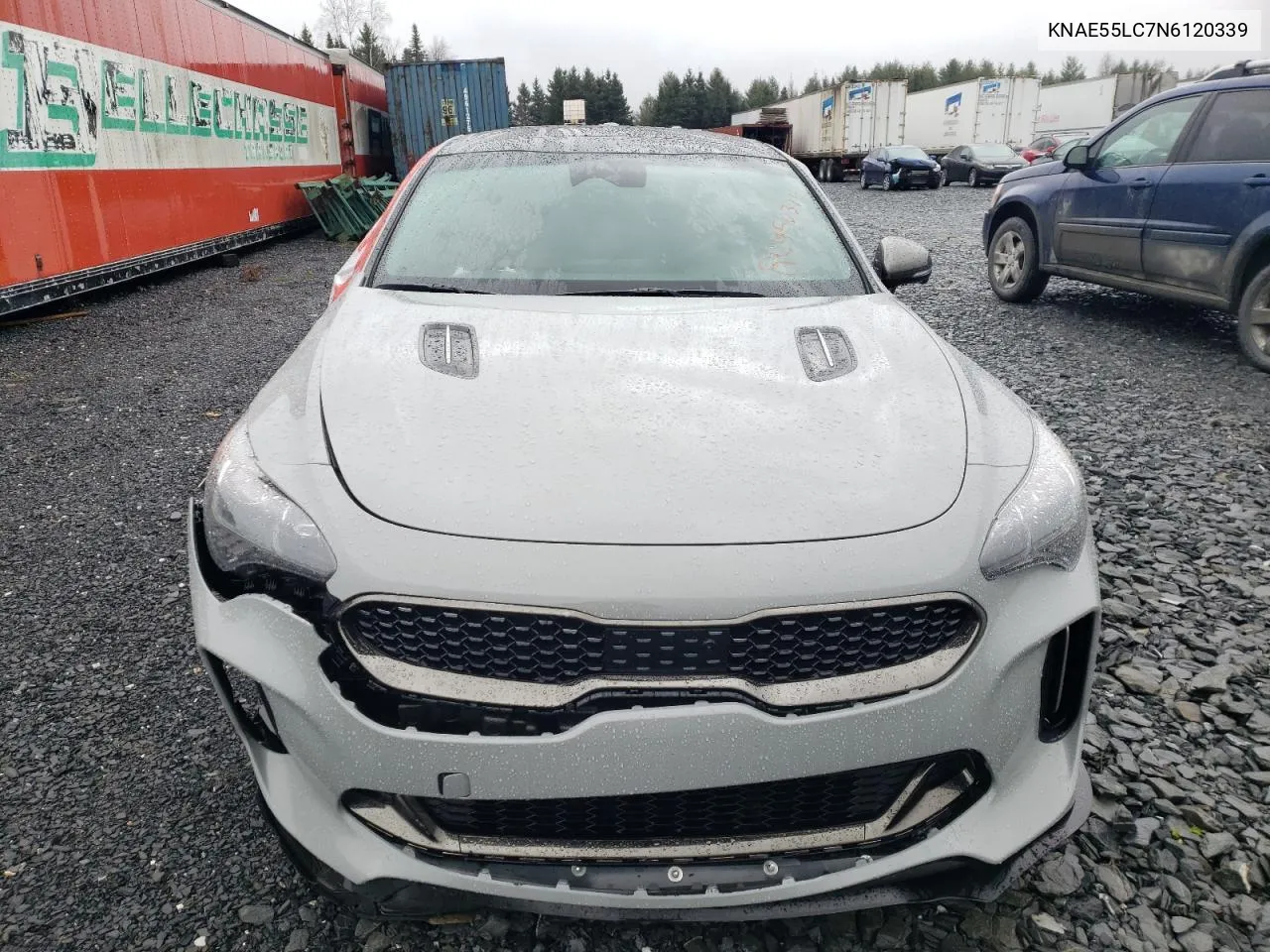 2022 Kia Stinger Gt2 VIN: KNAE55LC7N6120339 Lot: 80450374