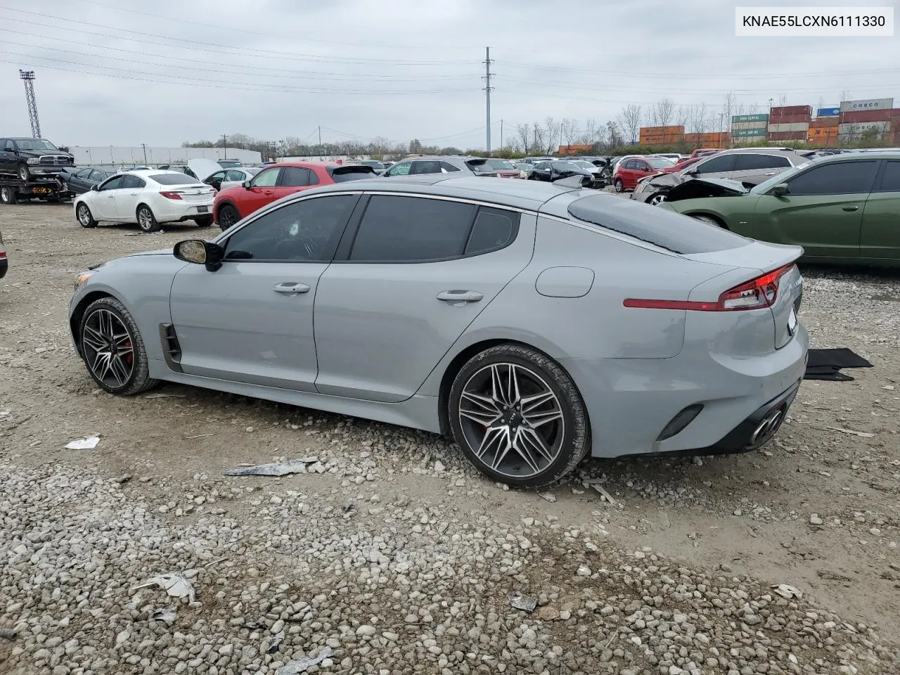 2022 Kia Stinger Gt2 VIN: KNAE55LCXN6111330 Lot: 80646114