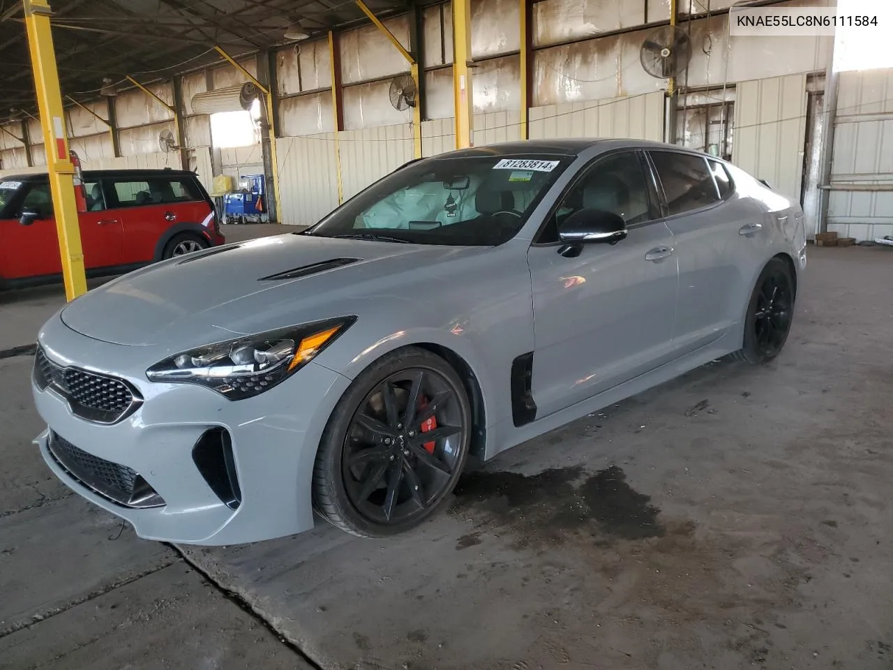 2022 Kia Stinger Gt2 VIN: KNAE55LC8N6111584 Lot: 81283814