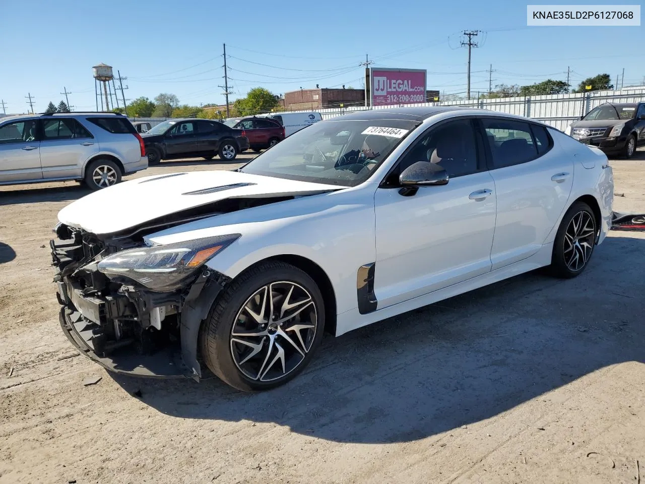 2023 Kia Stinger Gt Line VIN: KNAE35LD2P6127068 Lot: 73764464