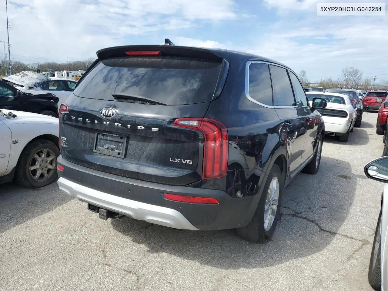 2020 Kia Telluride Lx VIN: 5XYP2DHC1LG042254 Lot: 46775414