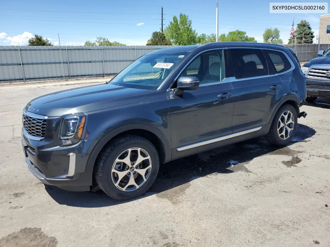 2020 Kia Telluride Ex VIN: 5XYP3DHC5LG002160 Lot: 55373794