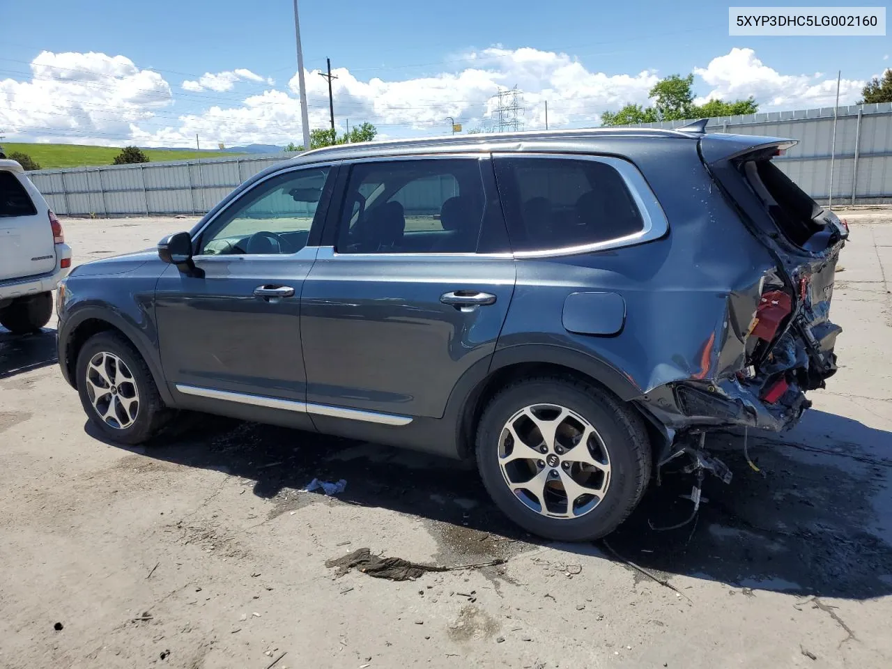 2020 Kia Telluride Ex VIN: 5XYP3DHC5LG002160 Lot: 55373794