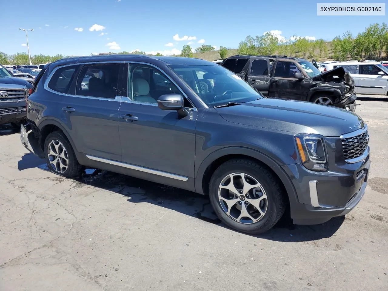 2020 Kia Telluride Ex VIN: 5XYP3DHC5LG002160 Lot: 55373794