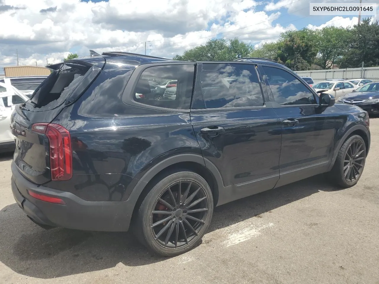 2020 Kia Telluride S VIN: 5XYP6DHC2LG091645 Lot: 56754934