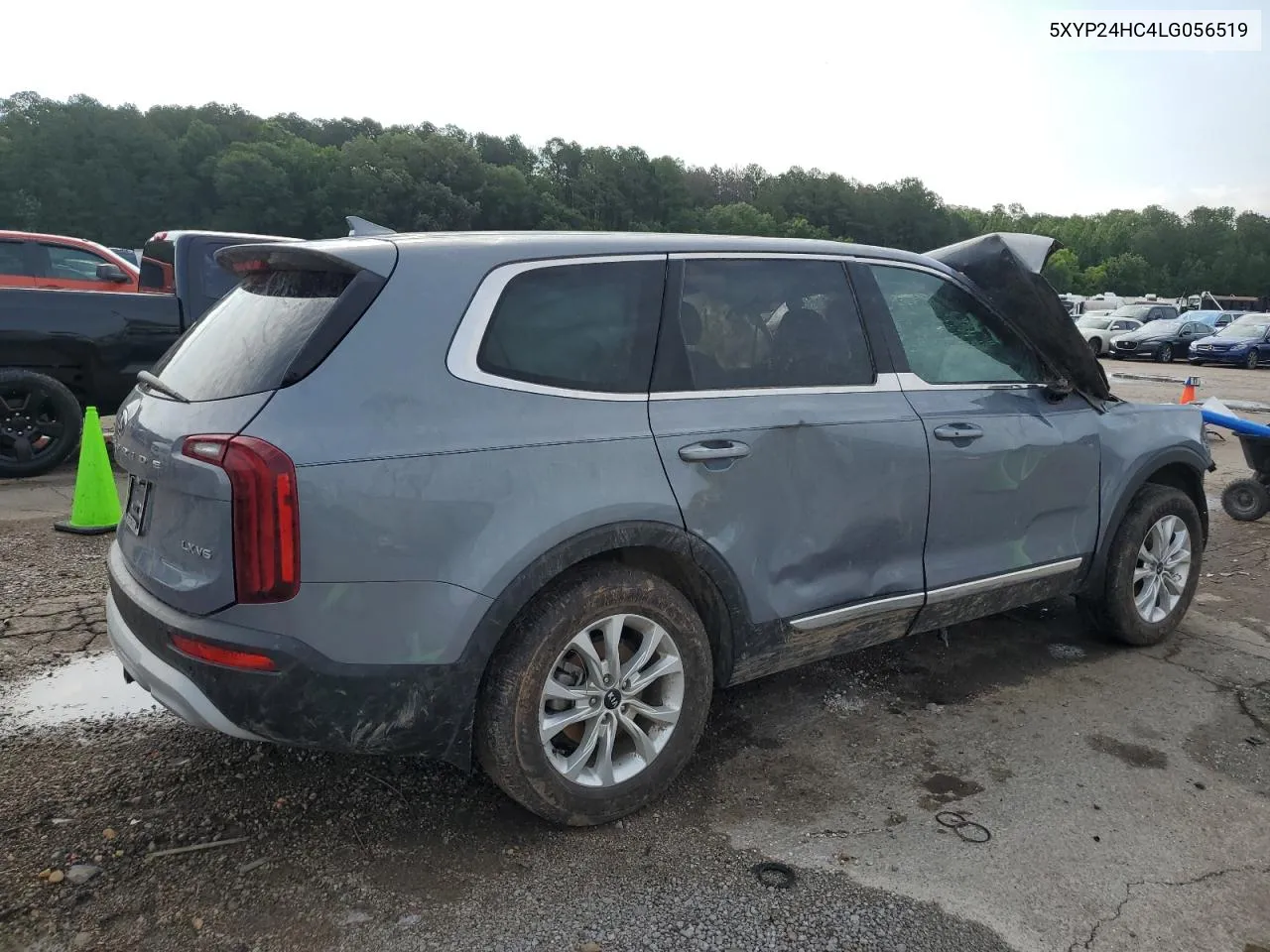 2020 Kia Telluride Lx VIN: 5XYP24HC4LG056519 Lot: 57581024