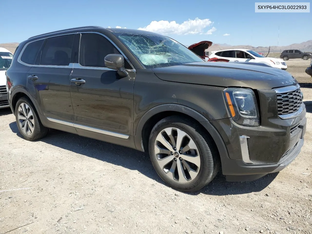 2020 Kia Telluride S VIN: 5XYP64HC3LG022933 Lot: 60333624