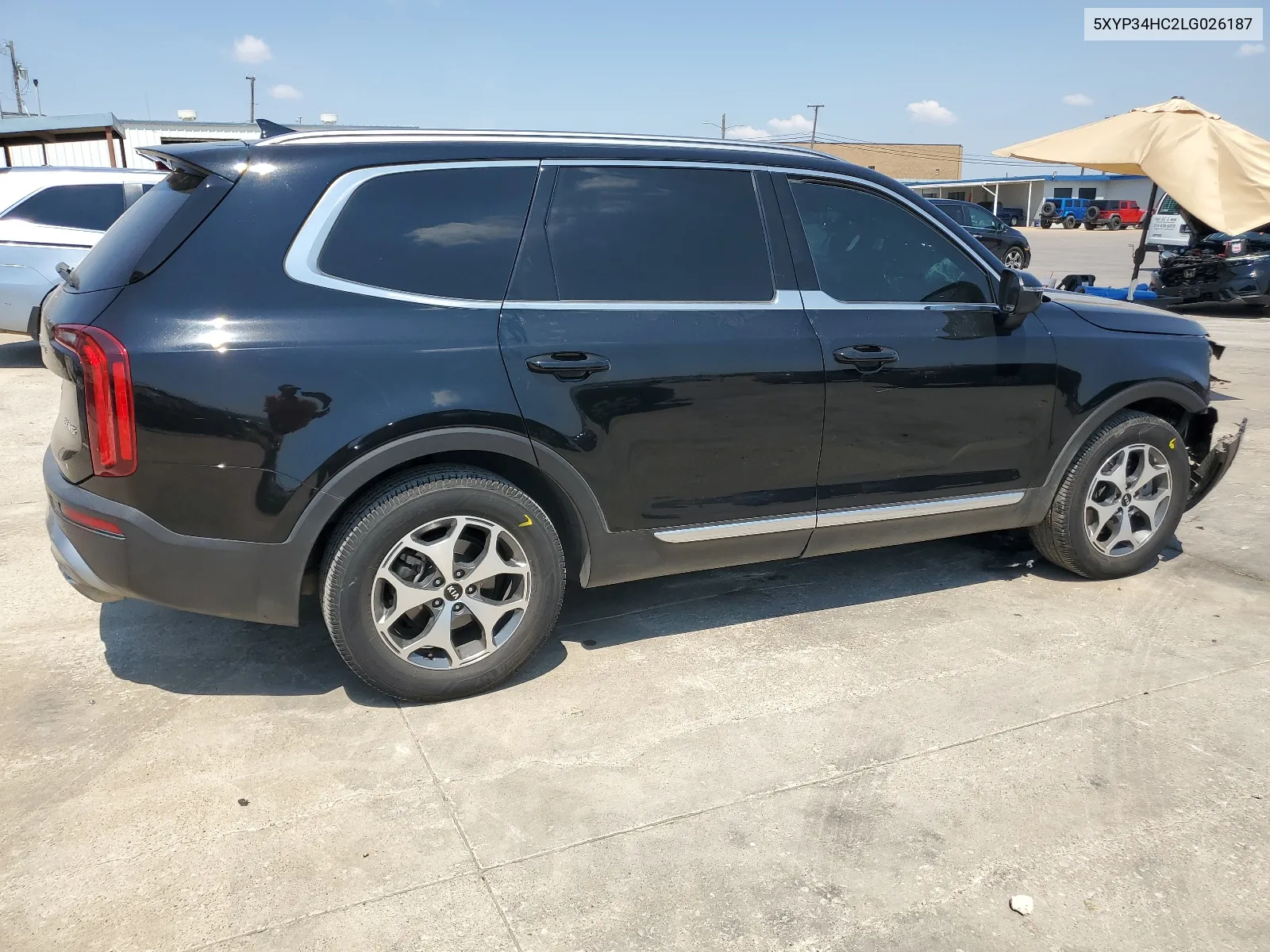 2020 Kia Telluride Ex VIN: 5XYP34HC2LG026187 Lot: 63990654