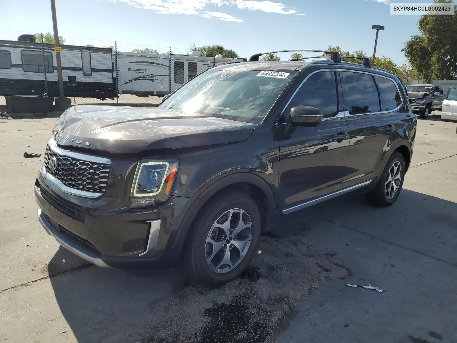 2020 Kia Telluride Ex VIN: 5XYP34HC0LG002423 Lot: 66622334