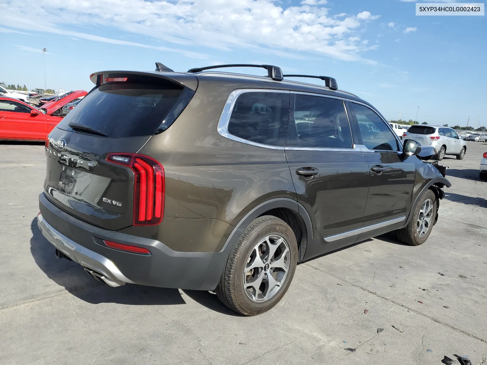 2020 Kia Telluride Ex VIN: 5XYP34HC0LG002423 Lot: 66622334