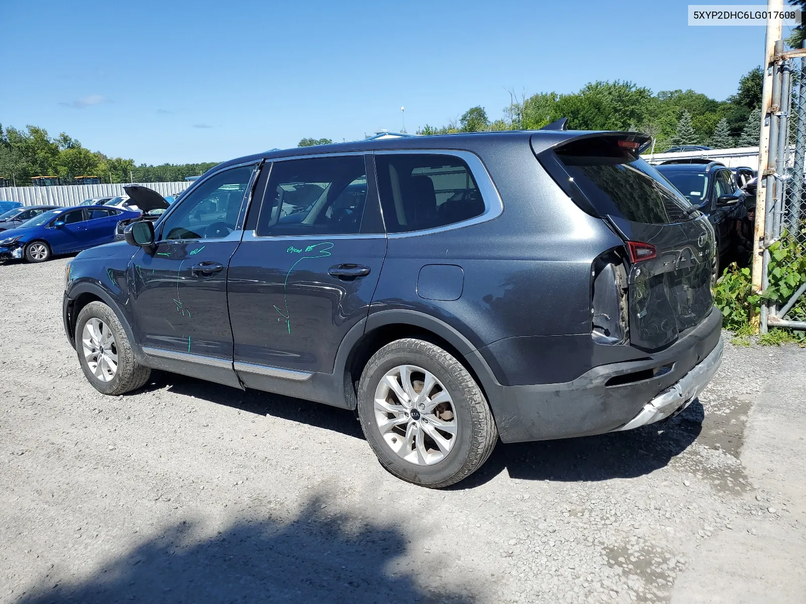 2020 Kia Telluride Lx VIN: 5XYP2DHC6LG017608 Lot: 66915394