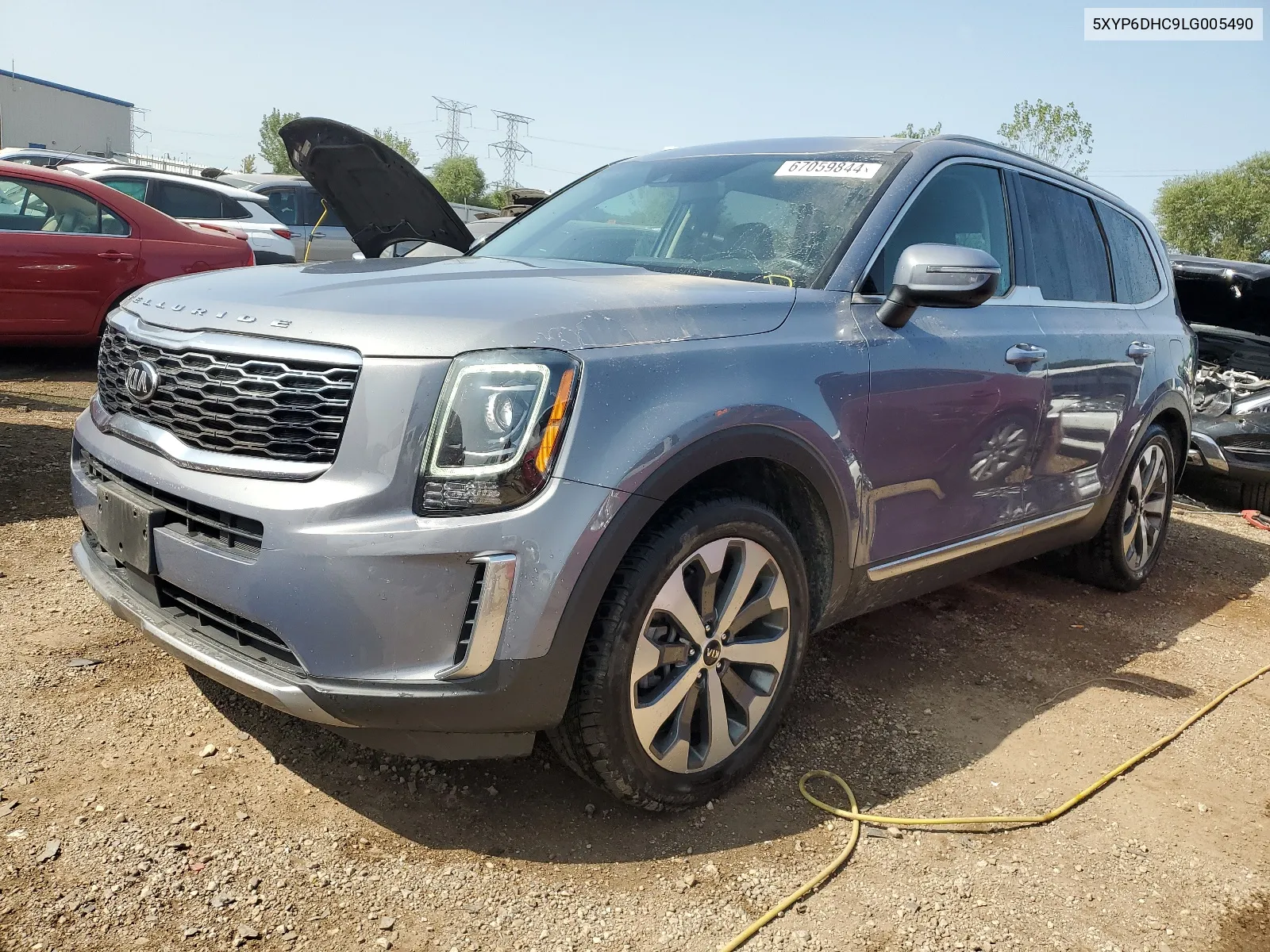 2020 Kia Telluride S VIN: 5XYP6DHC9LG005490 Lot: 67059844