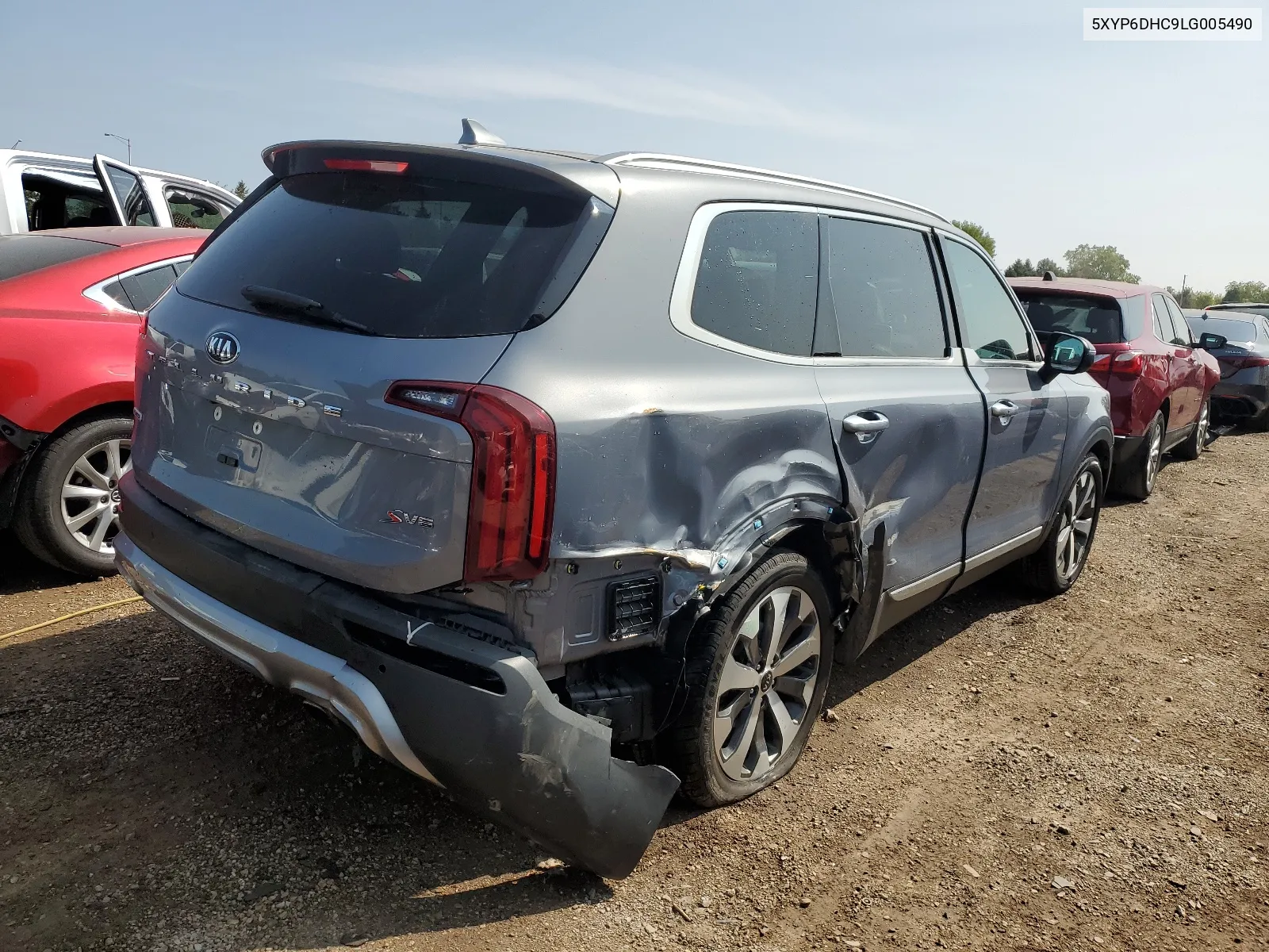 2020 Kia Telluride S VIN: 5XYP6DHC9LG005490 Lot: 67059844