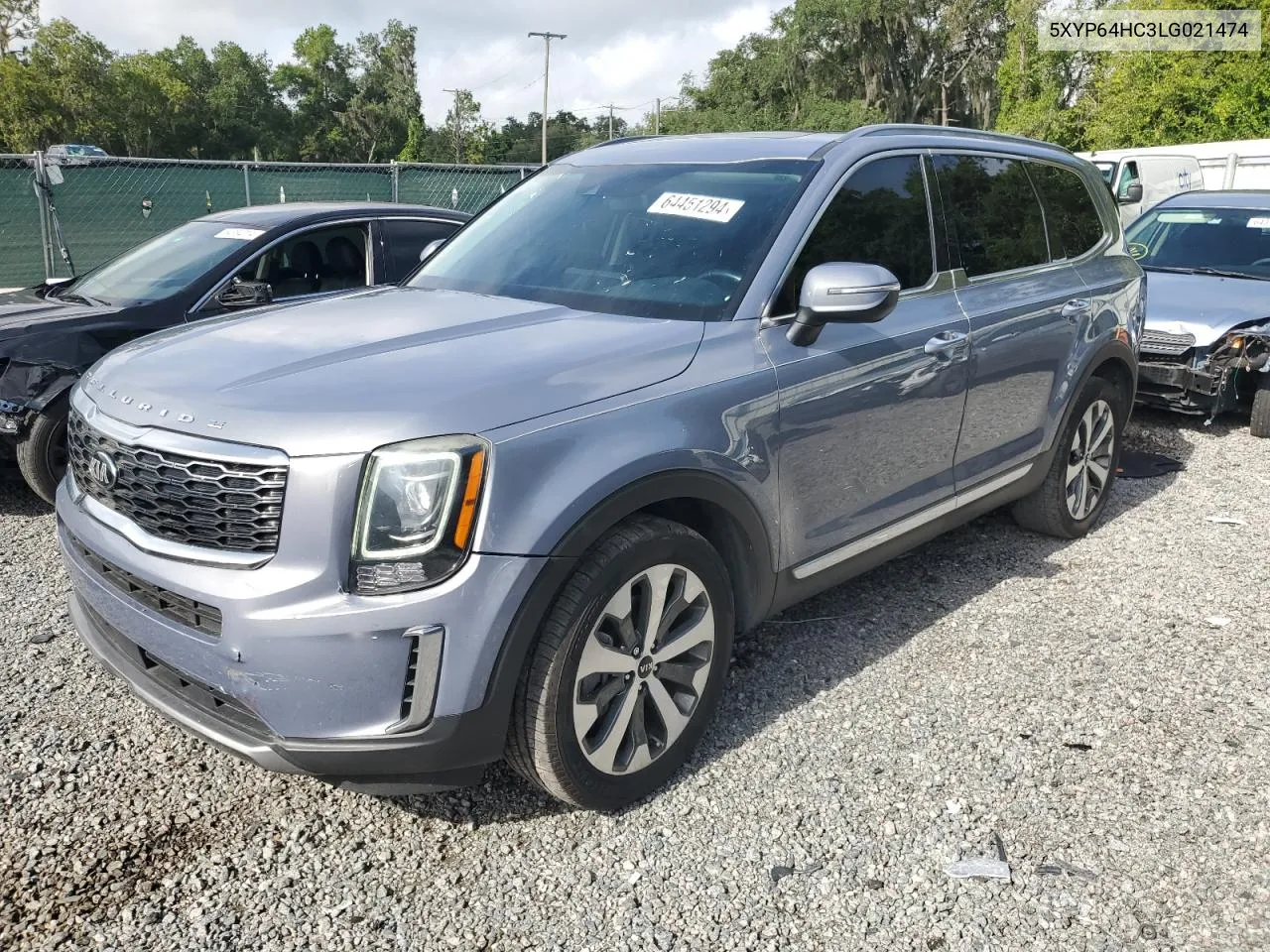 2020 Kia Telluride S VIN: 5XYP64HC3LG021474 Lot: 67143294