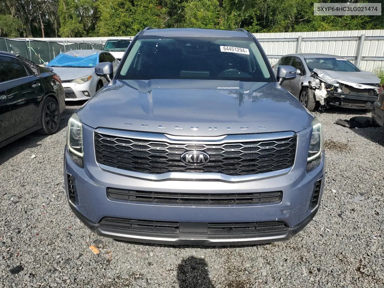 2020 Kia Telluride S VIN: 5XYP64HC3LG021474 Lot: 67143294