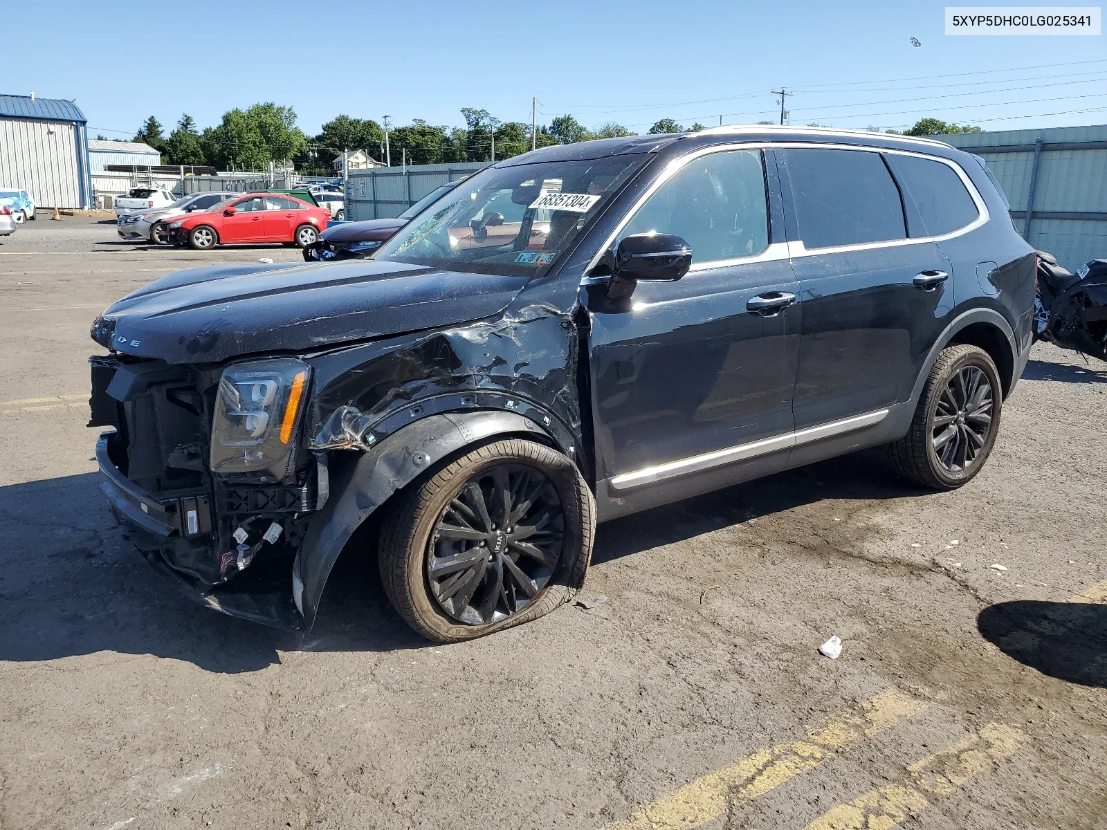 2020 Kia Telluride Sx VIN: 5XYP5DHC0LG025341 Lot: 68351304