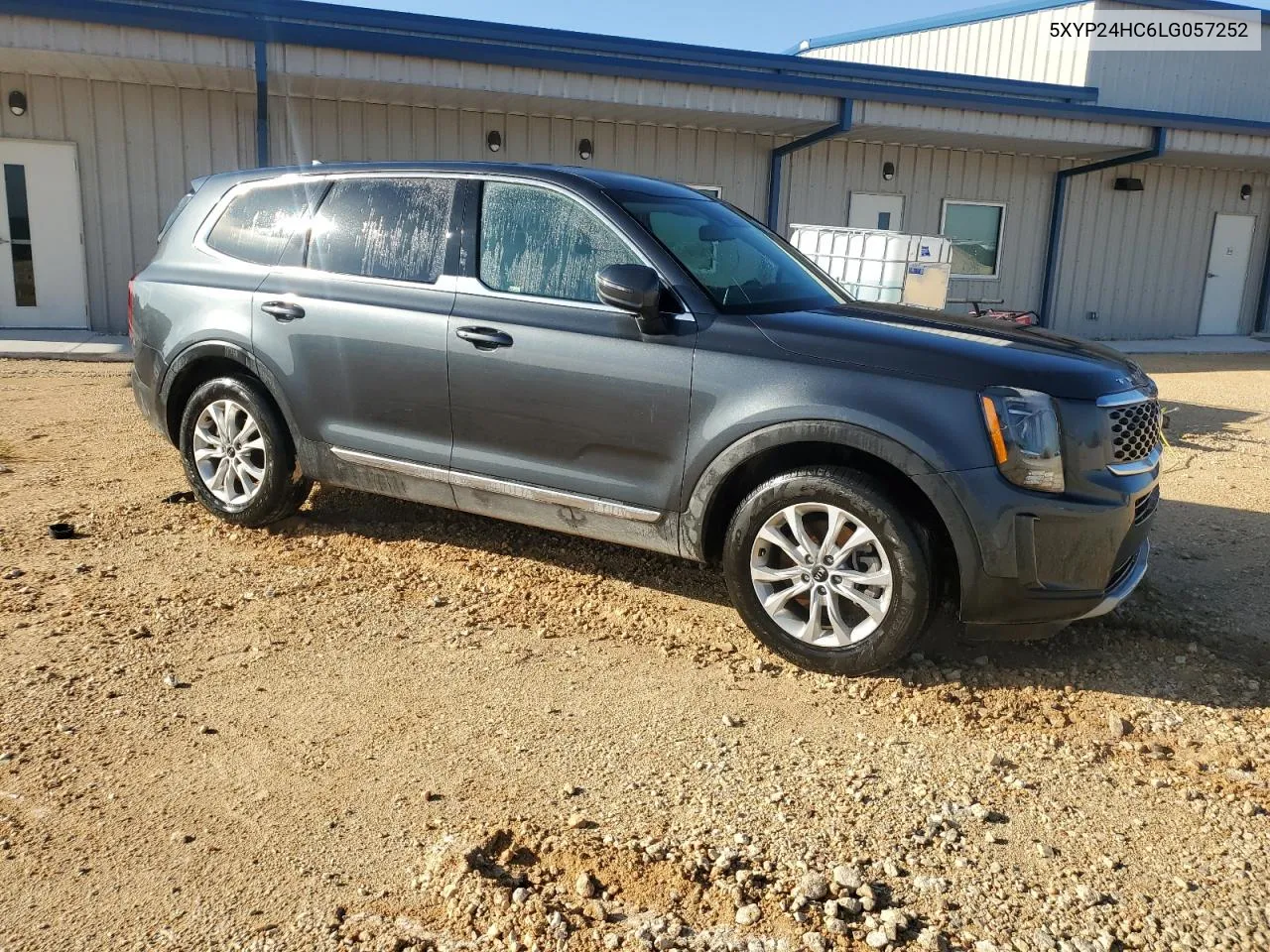 2020 Kia Telluride Lx VIN: 5XYP24HC6LG057252 Lot: 68580104