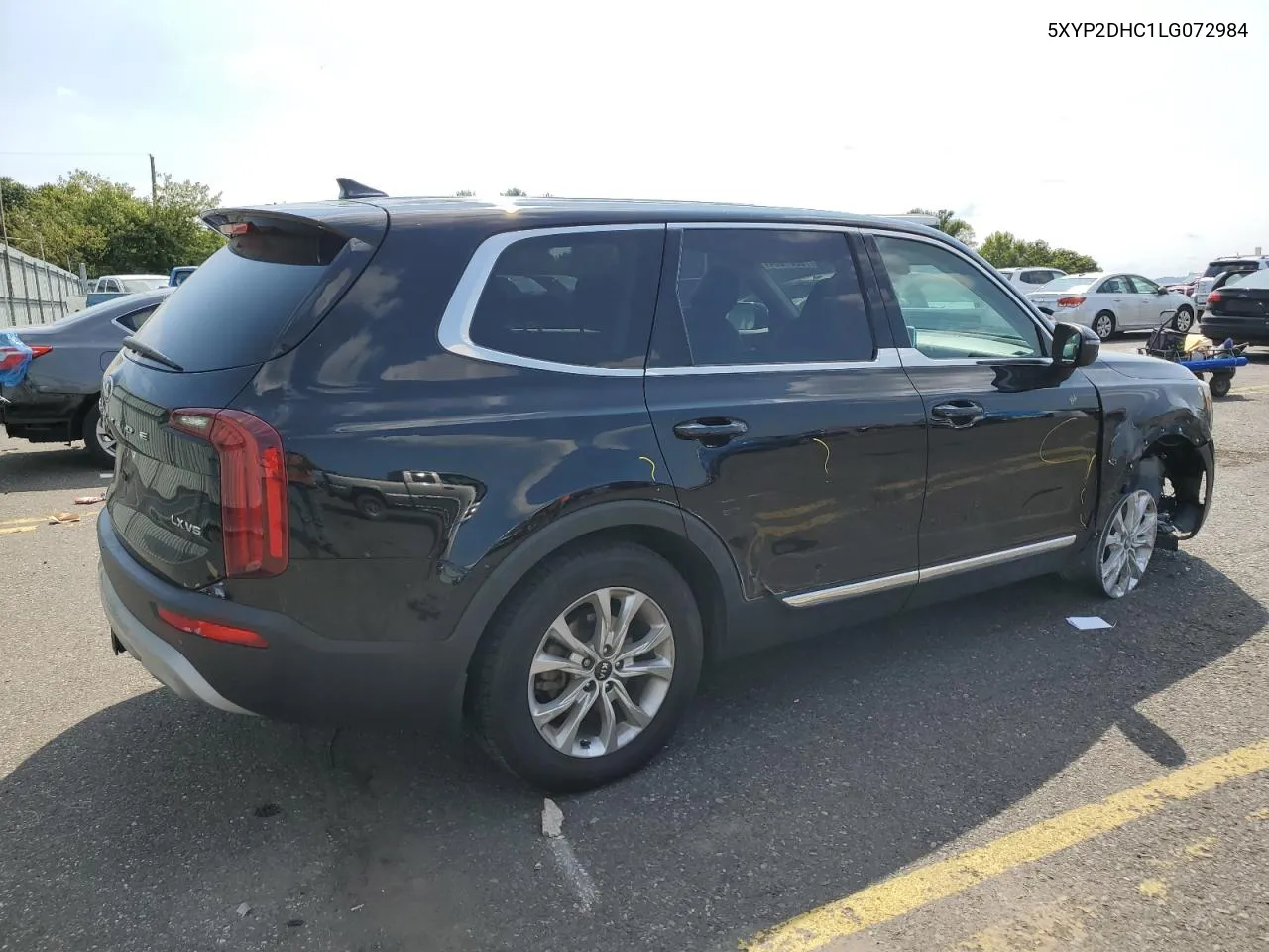 2020 Kia Telluride Lx VIN: 5XYP2DHC1LG072984 Lot: 70887664