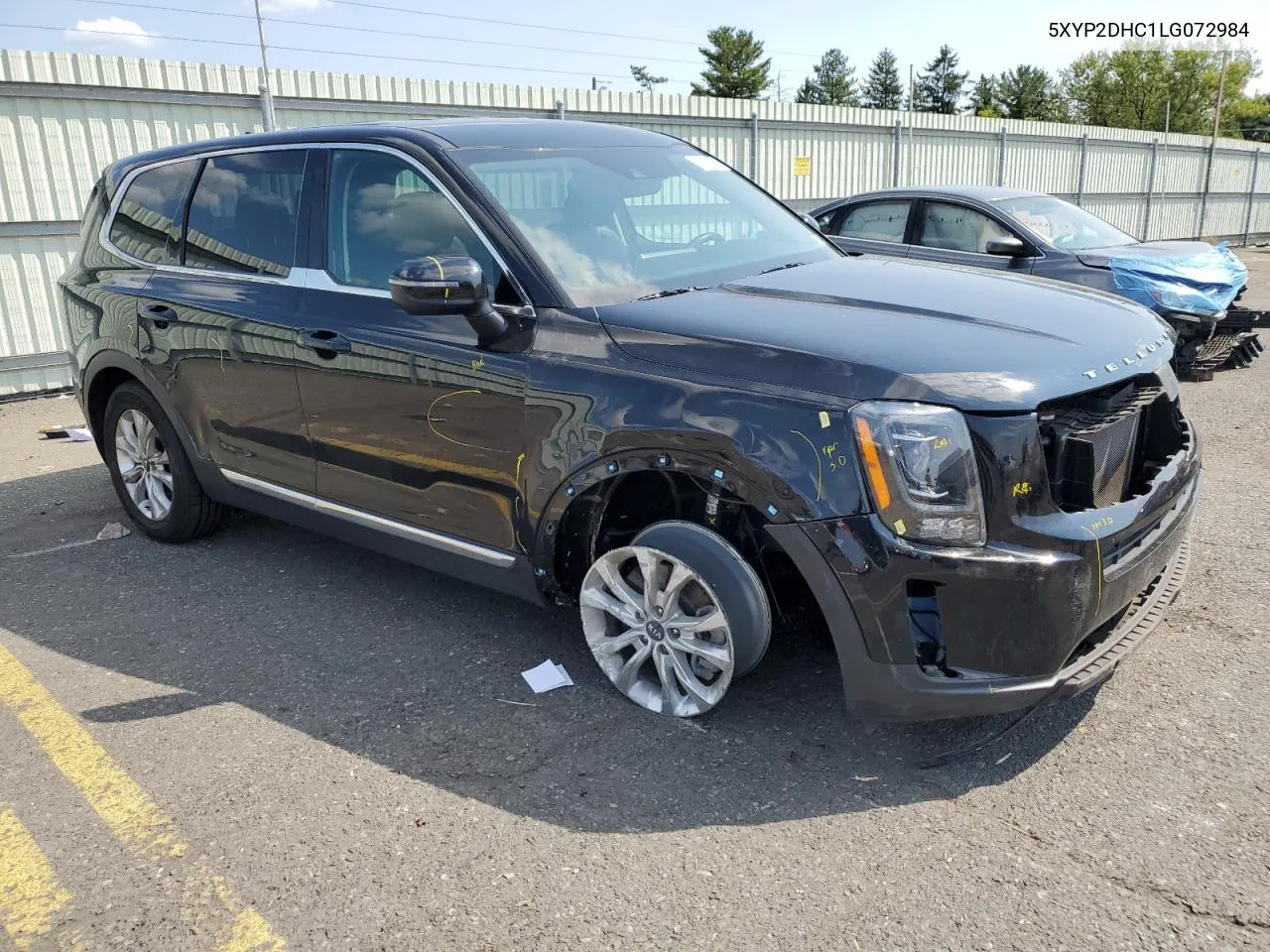 2020 Kia Telluride Lx VIN: 5XYP2DHC1LG072984 Lot: 70887664