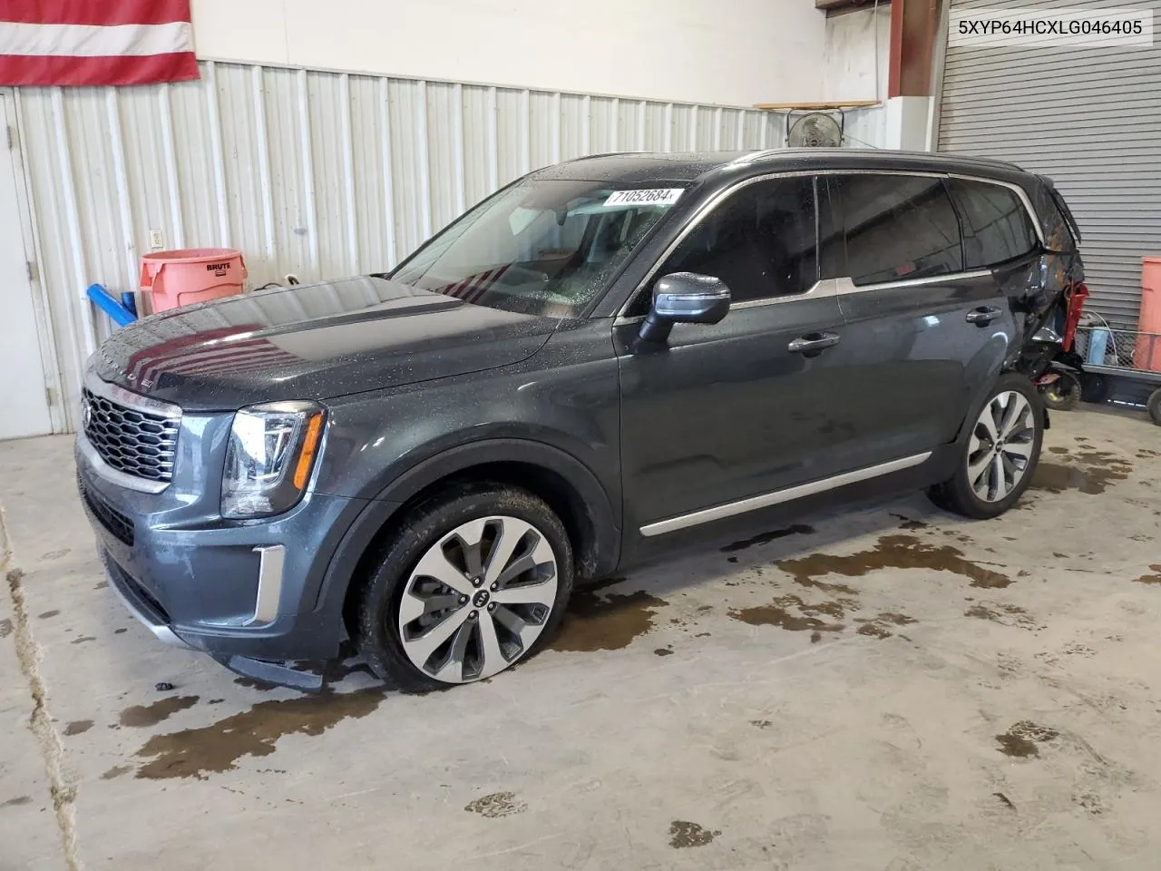 2020 Kia Telluride S VIN: 5XYP64HCXLG046405 Lot: 71052684