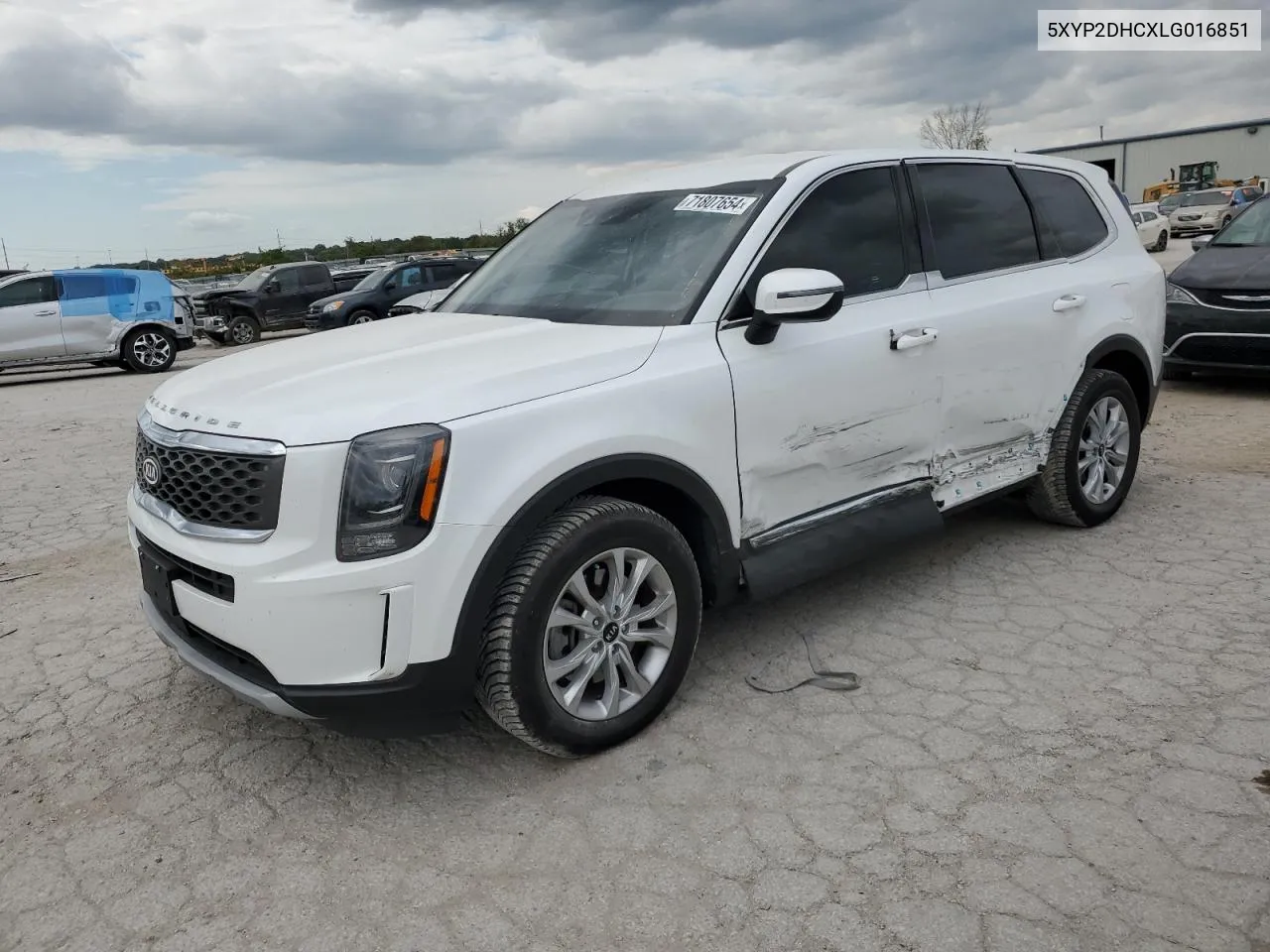 2020 Kia Telluride Lx VIN: 5XYP2DHCXLG016851 Lot: 71807654