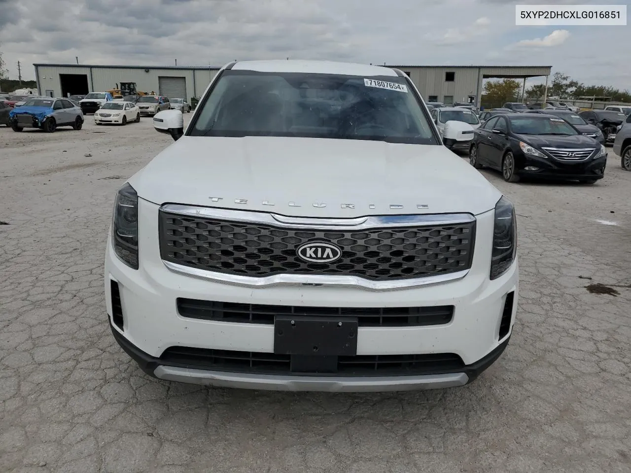 2020 Kia Telluride Lx VIN: 5XYP2DHCXLG016851 Lot: 71807654