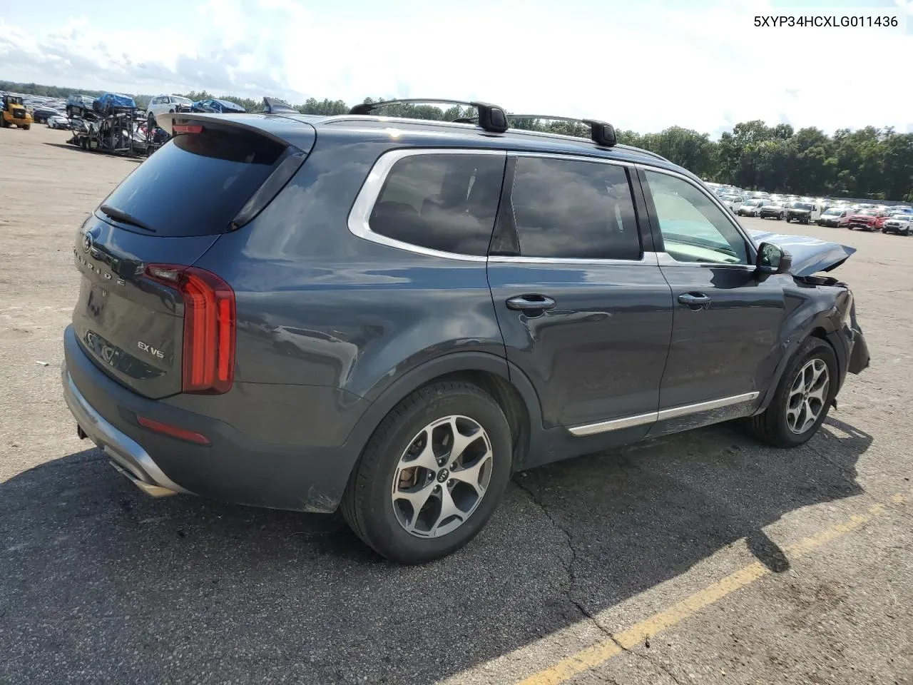 2020 Kia Telluride Ex VIN: 5XYP34HCXLG011436 Lot: 71846664