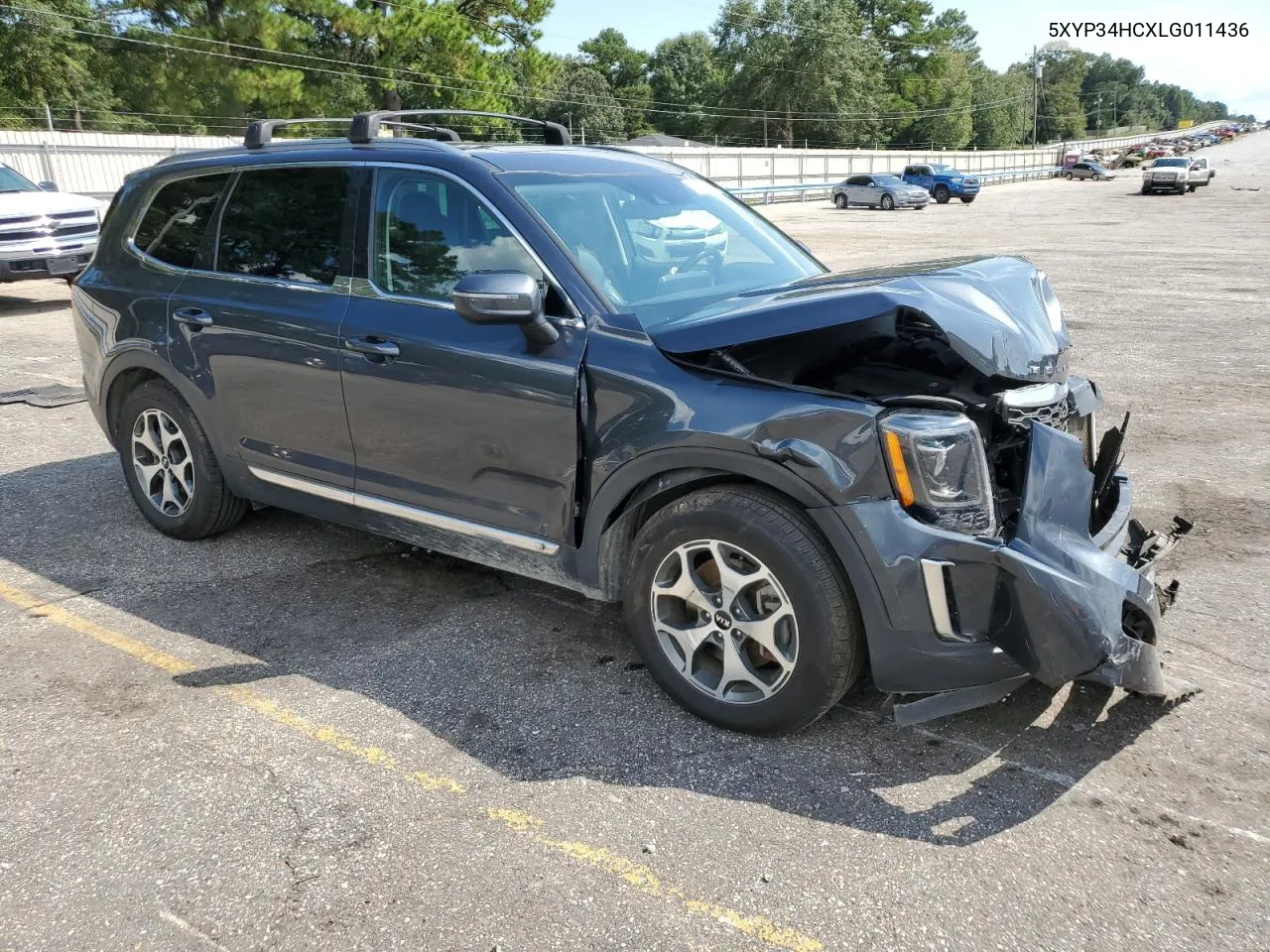 2020 Kia Telluride Ex VIN: 5XYP34HCXLG011436 Lot: 71846664