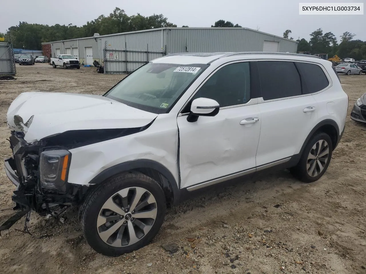 2020 Kia Telluride S VIN: 5XYP6DHC1LG003734 Lot: 72512814