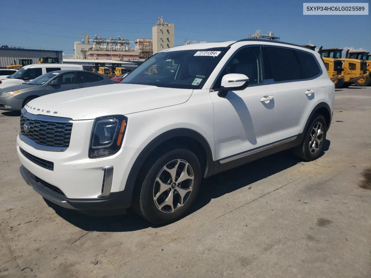 2020 Kia Telluride Ex VIN: 5XYP34HC6LG025589 Lot: 72731384