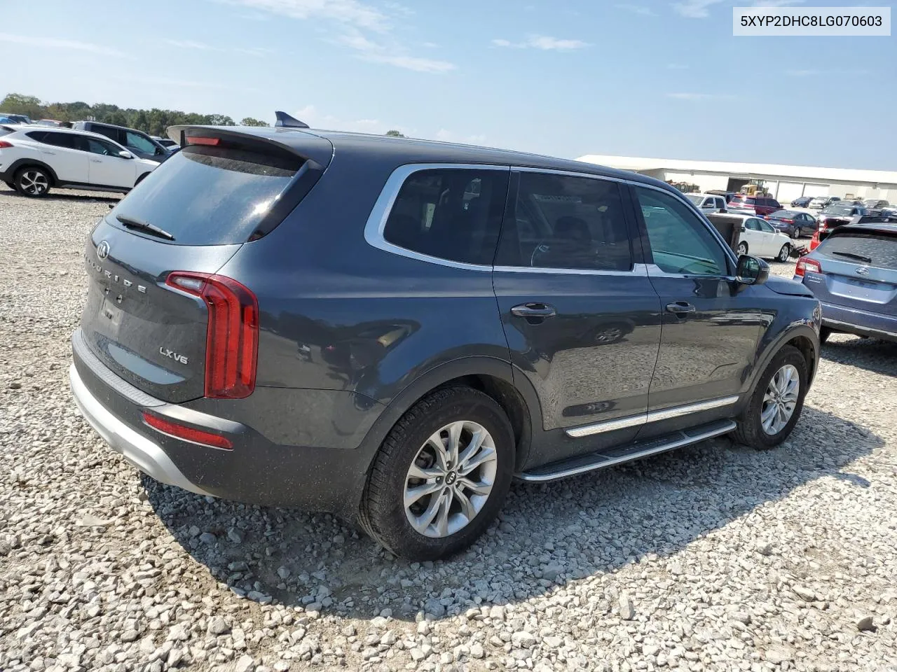 2020 Kia Telluride Lx VIN: 5XYP2DHC8LG070603 Lot: 72747744