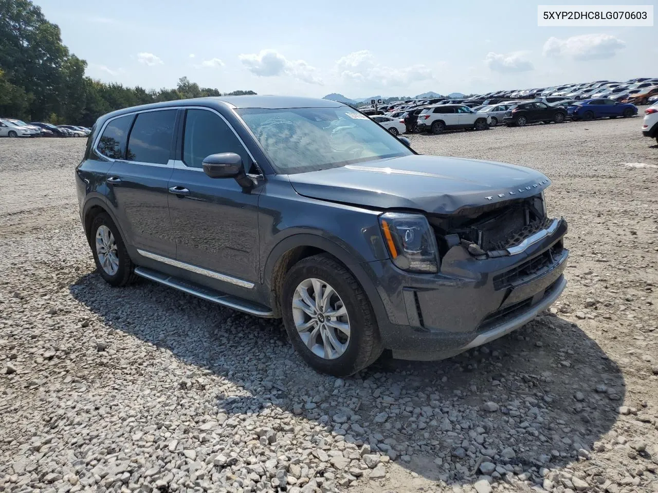 2020 Kia Telluride Lx VIN: 5XYP2DHC8LG070603 Lot: 72747744