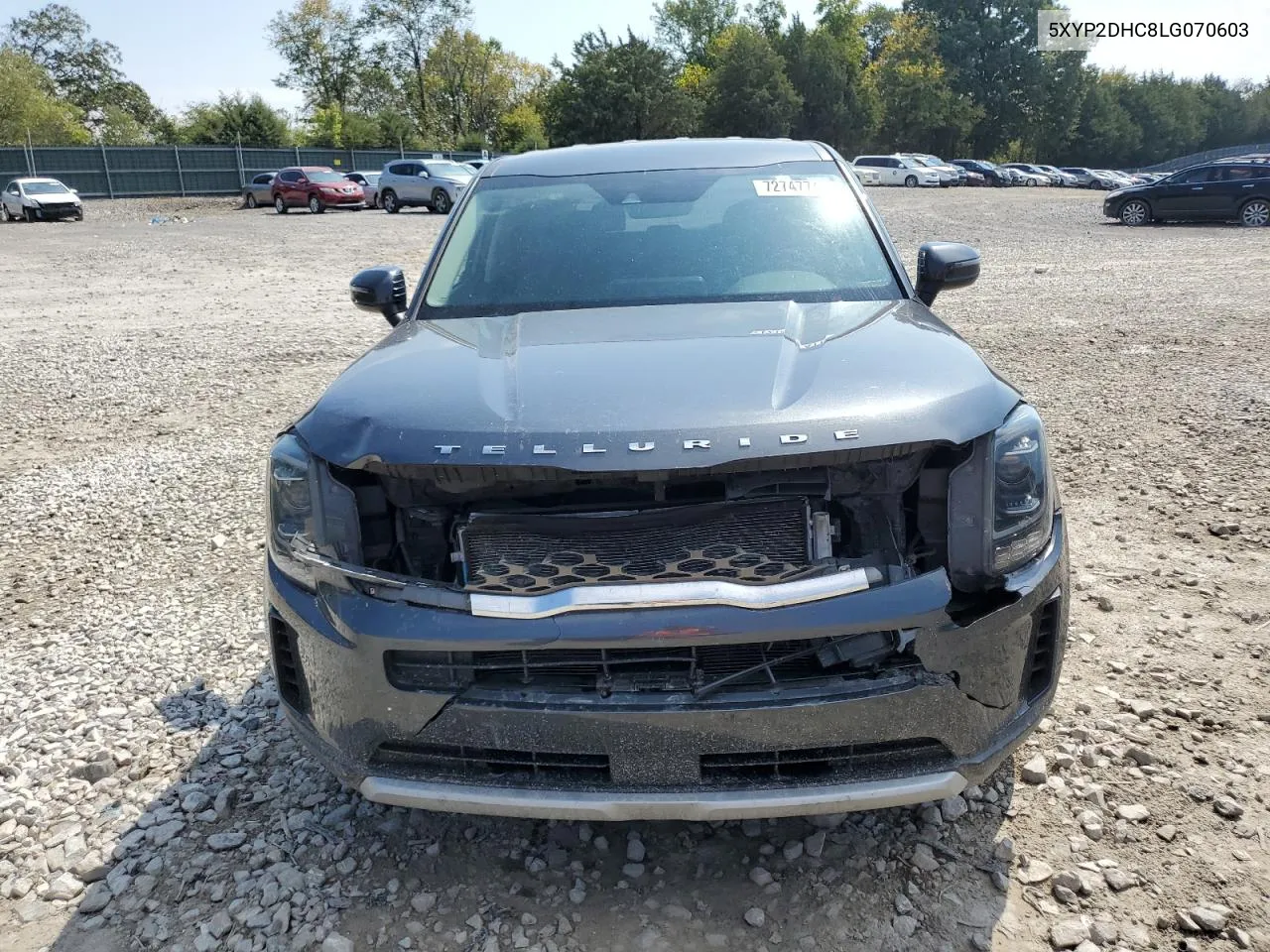 2020 Kia Telluride Lx VIN: 5XYP2DHC8LG070603 Lot: 72747744