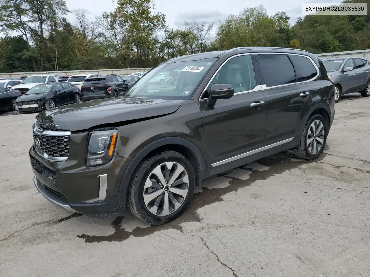 2020 Kia Telluride S VIN: 5XYP6DHC2LG035530 Lot: 73118454