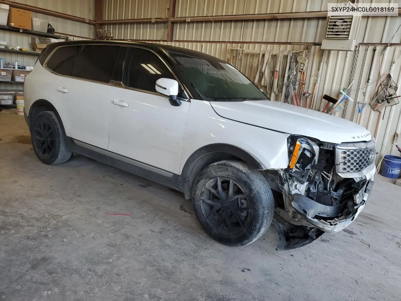 2020 Kia Telluride Lx VIN: 5XYP24HC0LG018169 Lot: 73139634