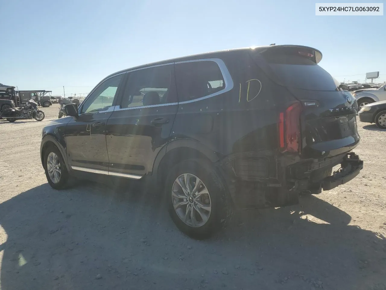 2020 Kia Telluride Lx VIN: 5XYP24HC7LG063092 Lot: 73673224