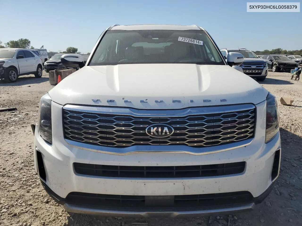 2020 Kia Telluride Ex VIN: 5XYP3DHC6LG058379 Lot: 73726814