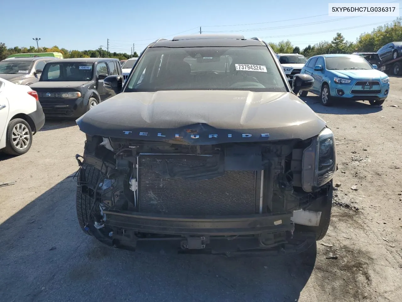 2020 Kia Telluride S VIN: 5XYP6DHC7LG036317 Lot: 73794324