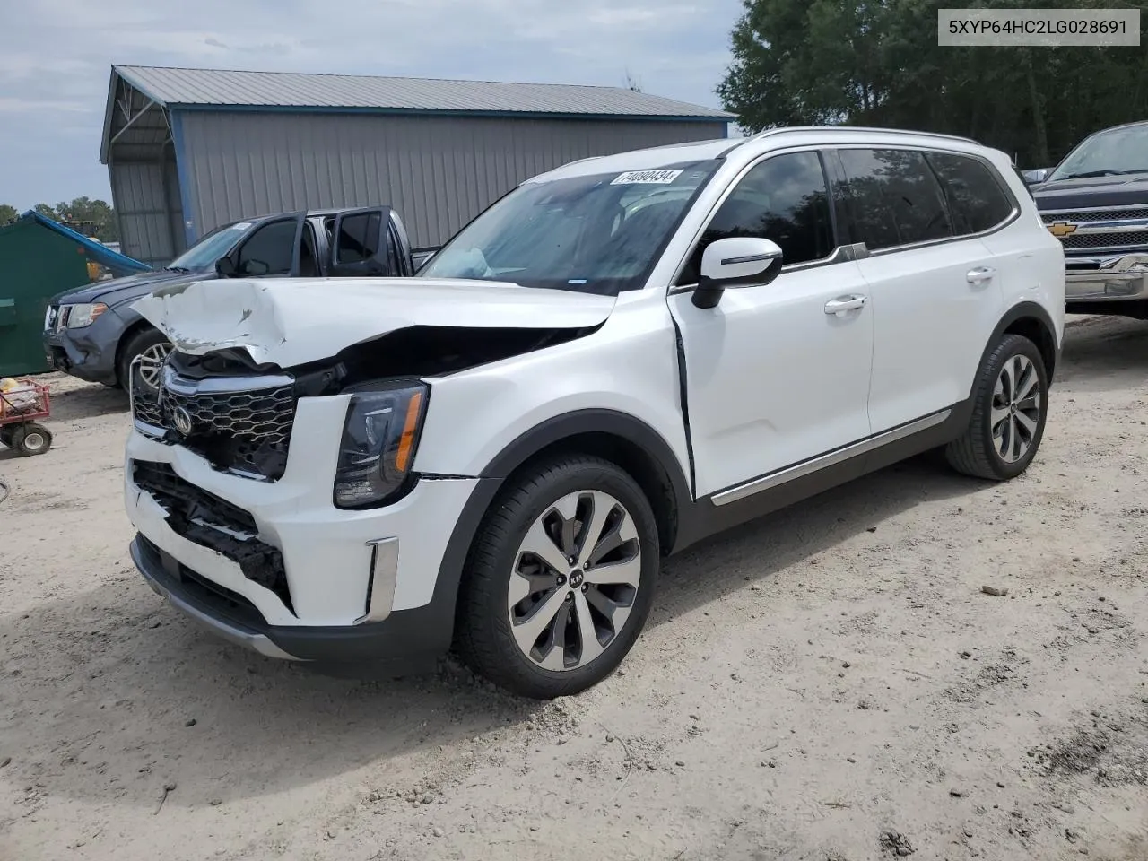 2020 Kia Telluride S VIN: 5XYP64HC2LG028691 Lot: 74090434