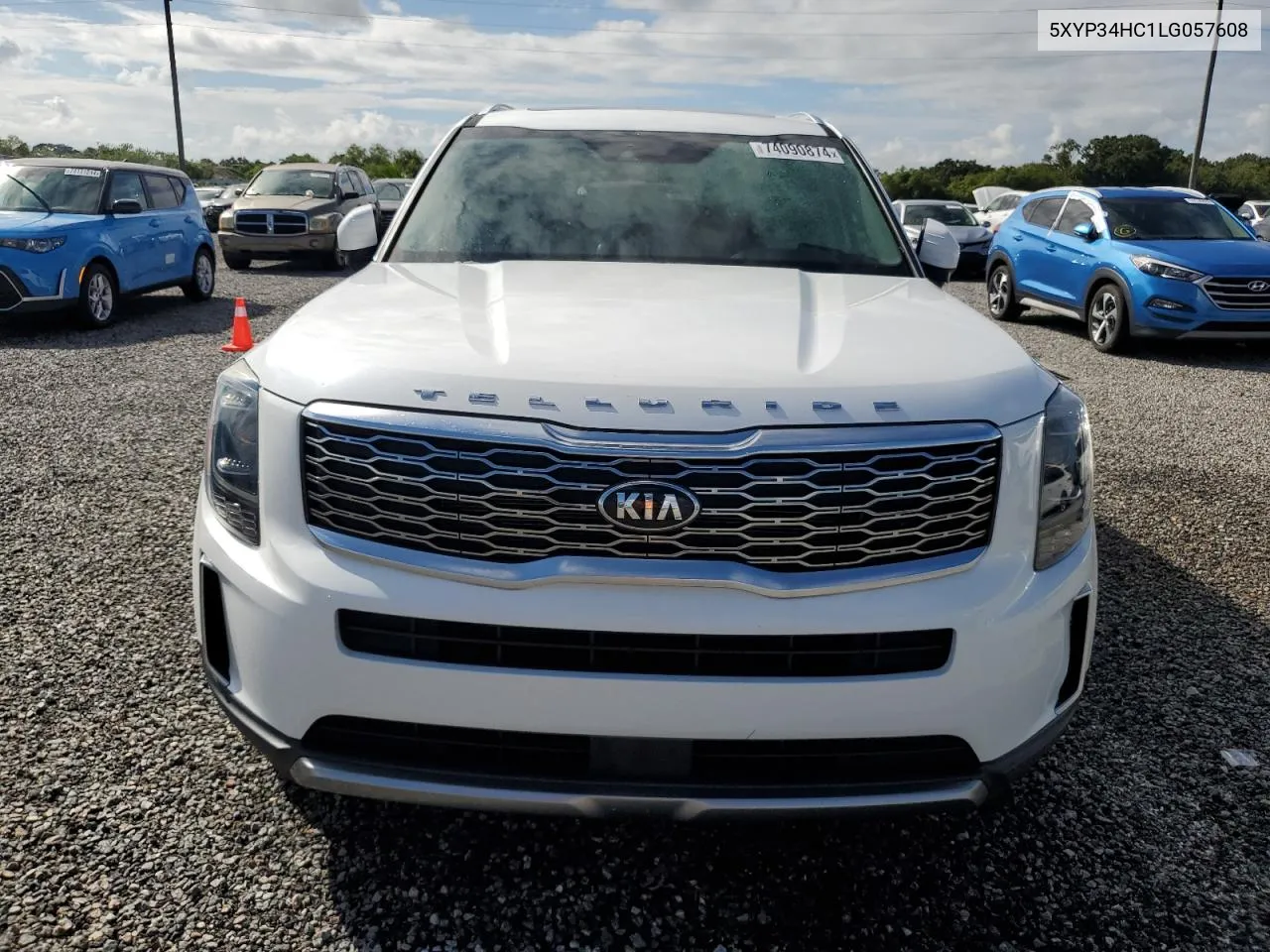 2020 Kia Telluride Ex VIN: 5XYP34HC1LG057608 Lot: 74090874